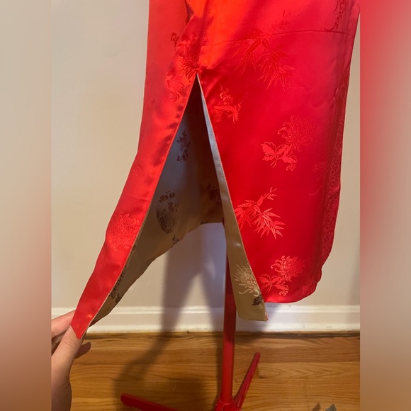 Stunning Reversible Vintage Asian Patterned Housecoat Duster Jacket / Robe - Picture 13 of 16